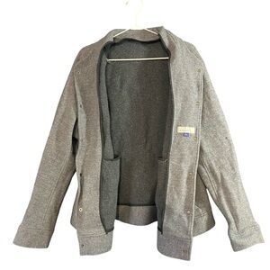 Avia Grey Fleece Jacket Women’s Size 2xl Snap Front Lightweight Athletic Coat